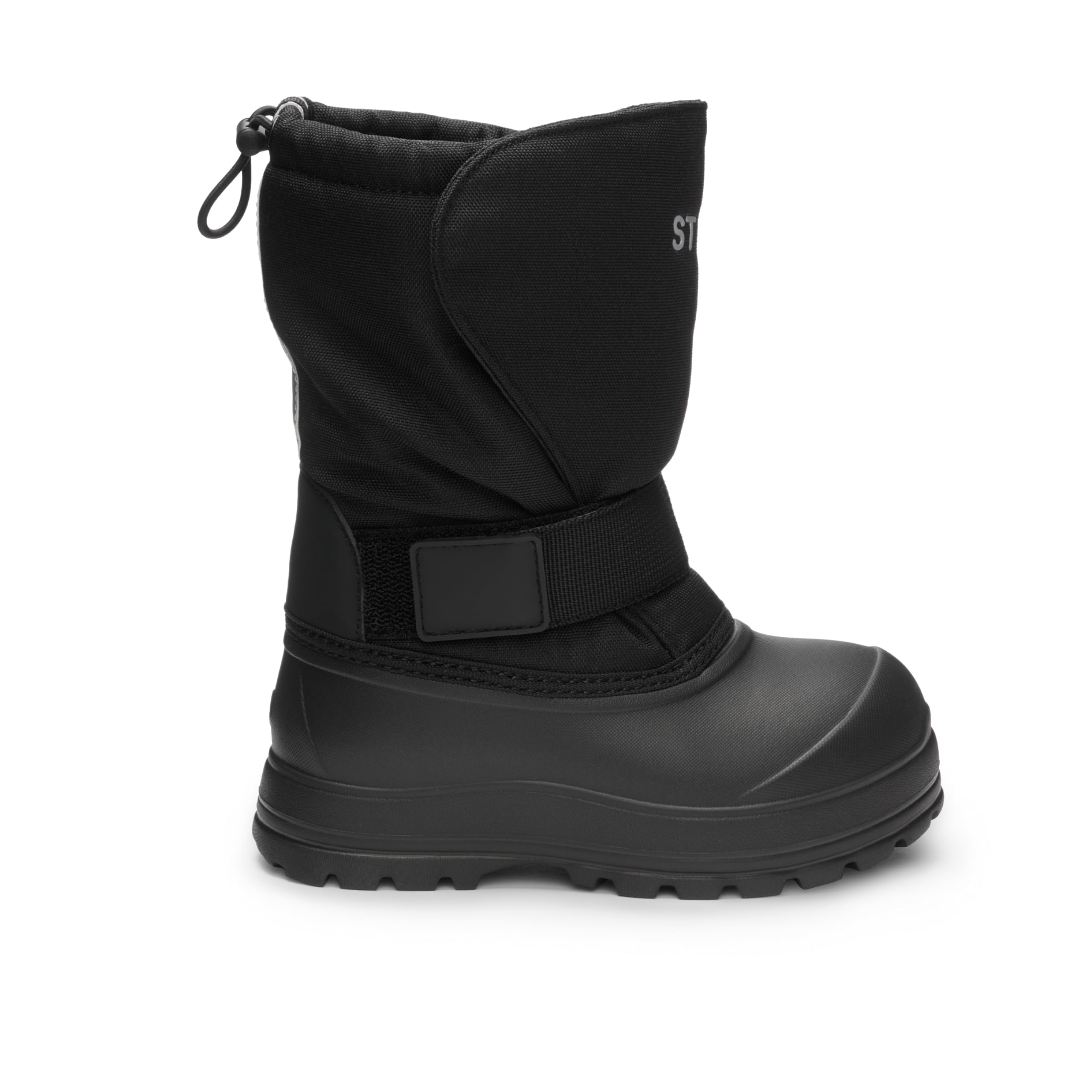 The Trek Kid Winter Boot is ultra-lightweight, waterproof, and insulated to keep feet warm and dry. Cold-rated to -22F/-30C, it features a removable felt liner, a slip-resistant EVA sole, and a secure hook & loop closure for all-day warmth and protection in snow and freezing conditions. - Image 7